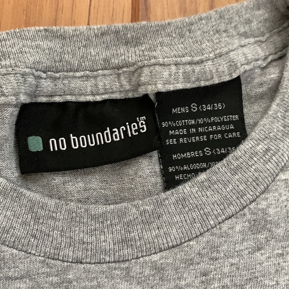 Beer Me Shirt Image Foaming Beer Mug top No Boundaries S small 34/36 gray nobo - Picture 3 of 4